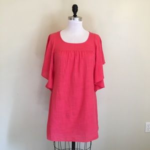 Old Navy Batwing Pink Cotton Dress